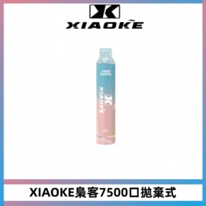 XIAOKE梟客7500Puffs跑馬燈拋棄式電子煙 可發光一次性